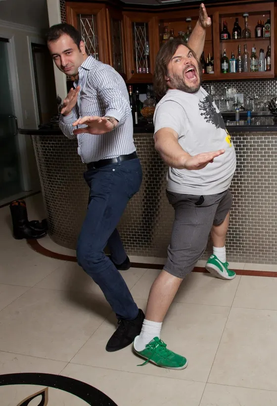 With Jack Black
